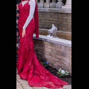 Burgundy Prom Dress